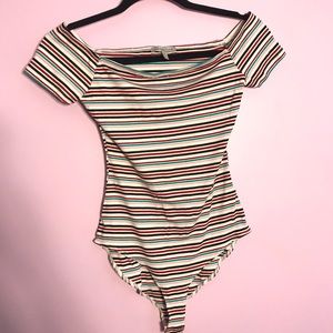 Off the shoulder bodysuit